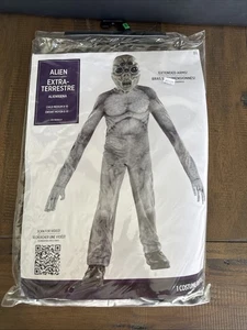 Gray Alien Extended Arms Scary Halloween Costume Child’s Medium 8-10 Amscan - Picture 1 of 10
