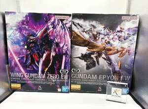 Set of 2 Gundam MG 1/100 Epyon EW Wing Gundam Zero EW CROSS CONTRAST COLORS New - Picture 1 of 12