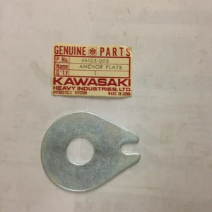 New Kawasaki H1 H2 S2 Steering Damper Anchor Plate 46105-005 NOS - Picture 1 of 1