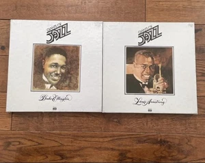 Two Giants Of Jazz Records, Duke Ellington And Louis Armstrong - Picture 1 of 7