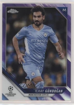 2021-22 Topps Chrome UCL Purple Refractor /250 Ilkay Gundogan #41 - Image 1 of 2