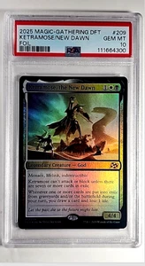 Magic The Gathering DFT Aetherdrift Foil 209 Ketramose the New Dawn PSA 10 POP 2 - Picture 1 of 3