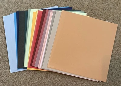 12" x 12" textured cardstock of various colors for crafting or scrapbooking - Image 1 of 3