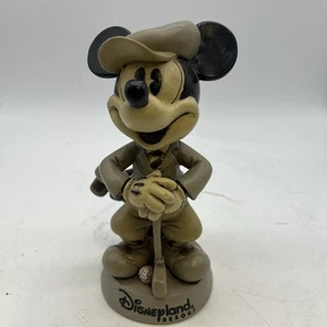 Vintage Disney World Mickey Mouse Golfer Bobblehead Statue Limited Edition 8" - Picture 1 of 6