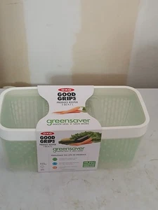 OXO Good Grips GreenSaver Produce Keeper - groß, weiß, grün - Bild 1 von 5