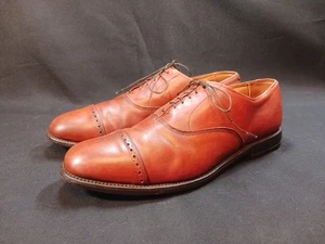 Allen Edmonds Byron Men’s Shoes 11.5B – Cap Toe Oxford – Brown Leather - Picture 1 of 21