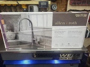 Allen + Roth Tolland Touchless Stainless Steel Kitchen Faucet & Soap Dispenser - Picture 1 of 3