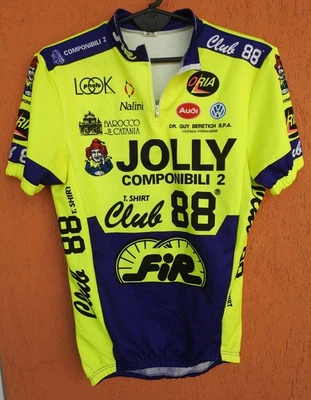 Vintage Nalini Cycling Jersey Jolly Club 88 Terrycloth Lining (L) - Image 1 of 4