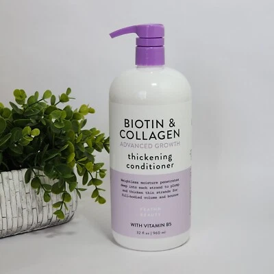 Biotin & Collagen Advanced Growth Thickening Conditioner w/ Vitamin B5 32 fl oz - Image 1 of 3