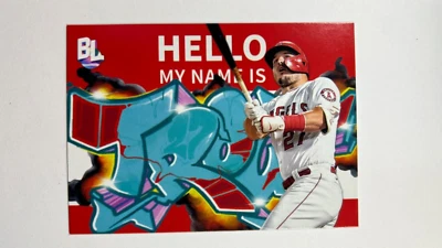 Mike Trout 2023 Topps Big League Roll Call #RC-2 Los Angeles Angels - Image 1 of 2