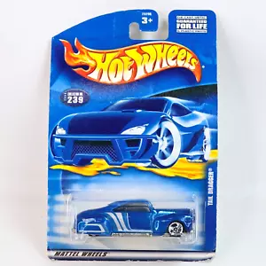 2000 Hot Wheels Tail Dragger Blue Card Collector No. 239 Diecast 1:64 Scale - Picture 1 of 10