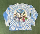 Vintage 1997 Grateful Dead Long Sleeve Shirt Tie Dyed Winter Dance Bears Size L