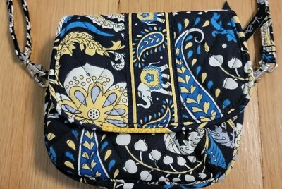 Vera Bradley ELLIE AZUL Mini Frannie Bandolera Pequeño Bolso de Mano Cartera Retirado Nuevo sin Etiquetas Foto 1 de 4