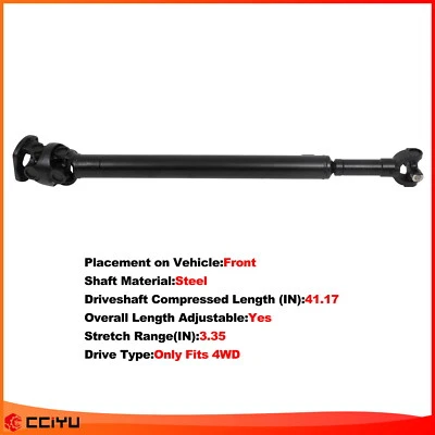Eje de transmisión delantero para Ford 2000-03 Excursion diésel 99-06 F250 F350 Super Duty Foto 1 de 4