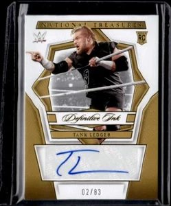 TANK LEDGER 2024 National Treasures WWE DEFINITIVE INK ROOKIE RC AUTO #/83 !!🔥 - Bild 1 von 2