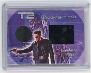 SCHWARZENEGGER 2003 ARTBOX TERMINATOR 2 JUDGEMENT DAY #FW1 "FILMWEAR" WARDROBE