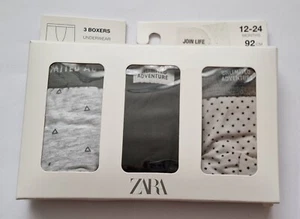 ZARA 3 Boxer Underwear 12-24 months - Picture 1 of 3