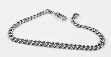 Lovely Hallmarked Silver Victorian Fob Chain Bracelet ~ 12.9 Grams