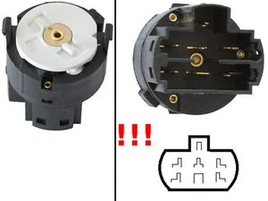 INTERRUTTORE ACCENSIONE 7 PIN STRETTO PER FIAT PANDA MK2 03- PUNTO 99- SEICENTO - Imagen 1 de 3
