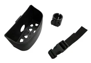 Doppel-Stockhalterung Gehstockhalter für Rollator Rollstuhl für 25 mm Rohr Rolko - Bild 1 von 5