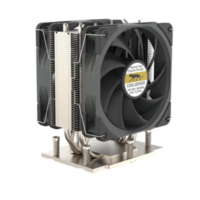 AMD EPYC 9004 CPU 4U SP5 Cooler Fans 5 tubes Nickel plating on copper - Image 1 of 4