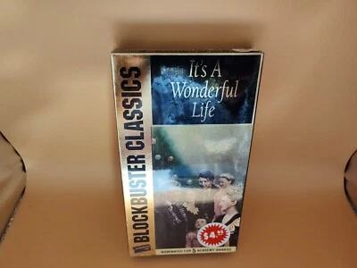 VHS Blockbuster Classics It's A Wonderful Life New Sealed - Image 1 of 2