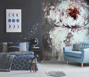 3D Kunst Pfingstrose ZHUC122 Tapete Wandbild Fototapete Skromova Marina Ann - Bild 1 von 11