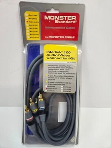 NOS Monster Cable 100-1.5M Interlink 100 Shielded Audio Cables - Picture 1 of 7