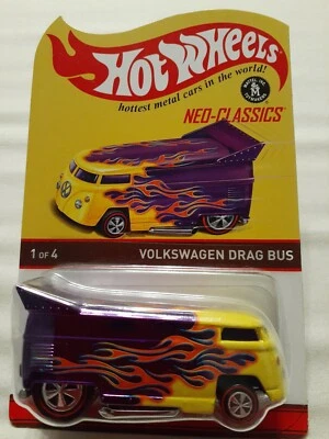Autobús de arrastre Volkswagen Hot Wheels RLC NEOCLASSIC 2016 serie 14 #5826/7500 Foto 1 de 4