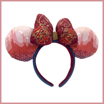 Disney Parks Main Attraction Big Thunder Mountain Railroad Headband Minnie Ears - Image 1 of 4