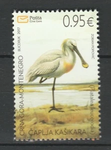 Montenegro 2017 Birds, Water birds, Spoonbill MNH stamp - Picture 1 of 1