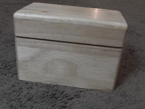 Kamenstein Hardwood Recipe Box w/Dividers, Handwritten, Clipped, Typed Recipes - Picture 1 of 20