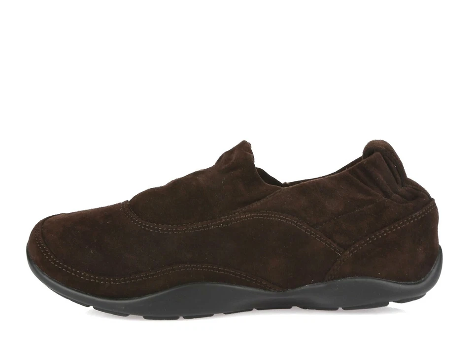 Dansko Mujer Marrón Gamuza Informal Sin Cordones Mocasines Planos Cómodos Zapatos Talla 36 Foto 1 de 4