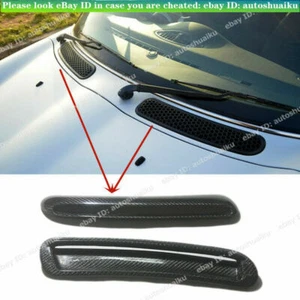 Carbon Fiber Front Hood Bonnet Panel Cover Trim For 02-06 Mini Cooper S MK1 R53 - Bild 1 von 17