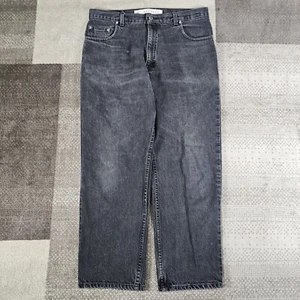 VTG Arizona Jeans Mens 36X29 Black Relaxed Fit Baggy Grunge Y2K - Picture 1 of 9