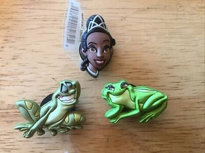 PRINCESS & THE FROG TIANA NAVEEN’S FROG AUTHENTIC SHOE CHARM FIT CROCS HOLES - Picture 1 of 7
