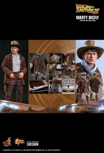 Hot Toys Marty McFly Back To The Future III 1:6 Figure Michael J. Fox MMS616 - Picture 1 of 17