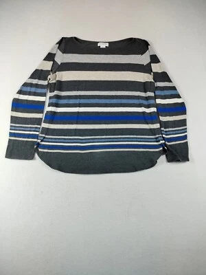 Camisa Liz Claiborne Para Mujer XL Multicolor Rayas Gorpcore Cabincore Classiccore Foto 1 de 4