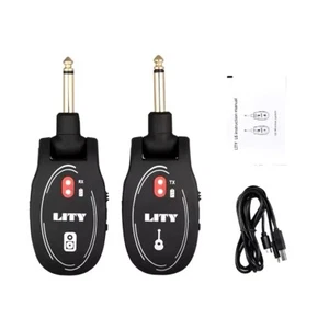 Wireless Guitar System Transmitter Receiver Rechargeable - Picture 1 of 8