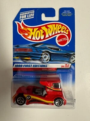 1998 Hot Wheels - Semi-Fast - 1999 First Editions - Collector # 914 - Image 1 of 3