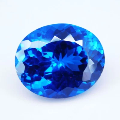 17.10 ct Natural Cobalt Blue Spinel Oval Cut Certified Loose Gemstone - Image 1 of 4