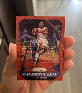 2015-16 Chauncey Billups Panini Prizm Red Wave Prizm/350 Detroit Pistons #250 - Imagen 1 de 6
