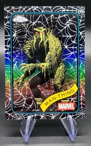 2025 Topps Chrome Marvel Man-Thing #31 Spider-Web Refractor /399 - Picture 1 of 5