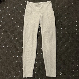Old Navy Women's High-Waisted PowerSoft Gray Leggings Pockets Small 7/8 NWOT - Picture 1 of 5