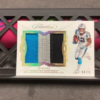 DJ MOORE 2018 IMPECABLE FÚTBOL NOVATO PARCHE PANTHERS / Bears RC SSP /25📈🔥 Foto 1 de 2