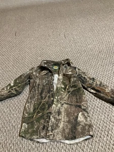 NWT Cabela's Youth Boys Size 4 Zonz Western Camo Button Up Long Sleeve Shirt rl - Picture 1 of 2