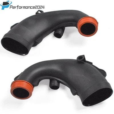 Mangueras de admisión de aire del motor trasero 2 piezas para BMW E70 E71 F02 F07 F12 F13 550i 650i 750Li Foto 1 de 4