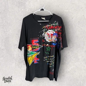 Smoke Rise Men's Graphic T-Shirt Black 2XL Colorful Design Casual Streetwear Tee - Picture 1 of 4
