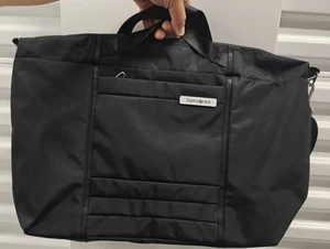 Samsonite Unisex Plegable Lona Equipaje - Bolsa de Ropa Negra - Imagen 1 de 8