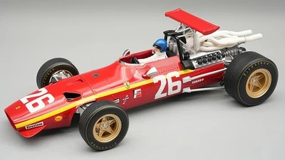 MODELLINO AUTO STATICO FERRARI 312 F1/68 1968 ICKX SCALA 1:18 MODELLISMO DIECAST - Immagine 1 di 4